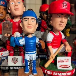 ⚾Lot of (3) Ted Simmons Bobbleheads SGA NiB